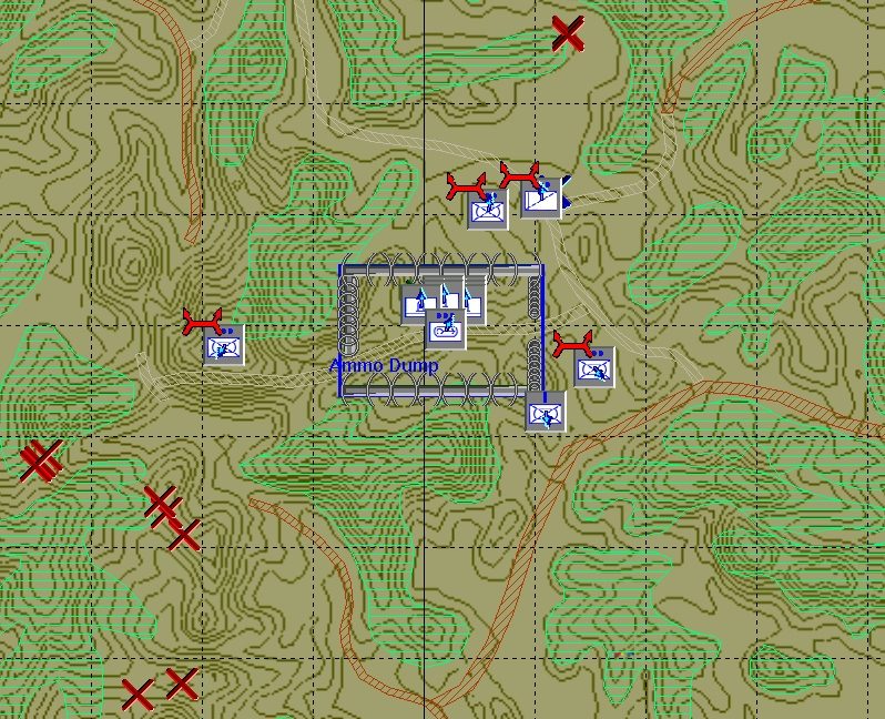 NATO symbology and control measures on the tactical map